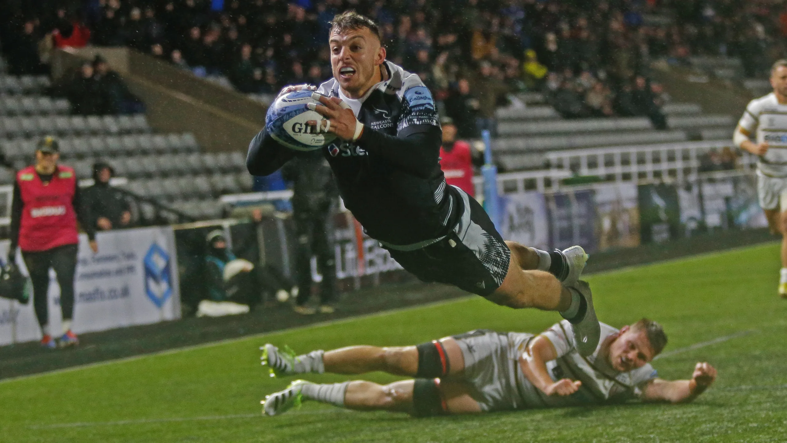 Making his 100th appearance for northampton saints hi-res stock