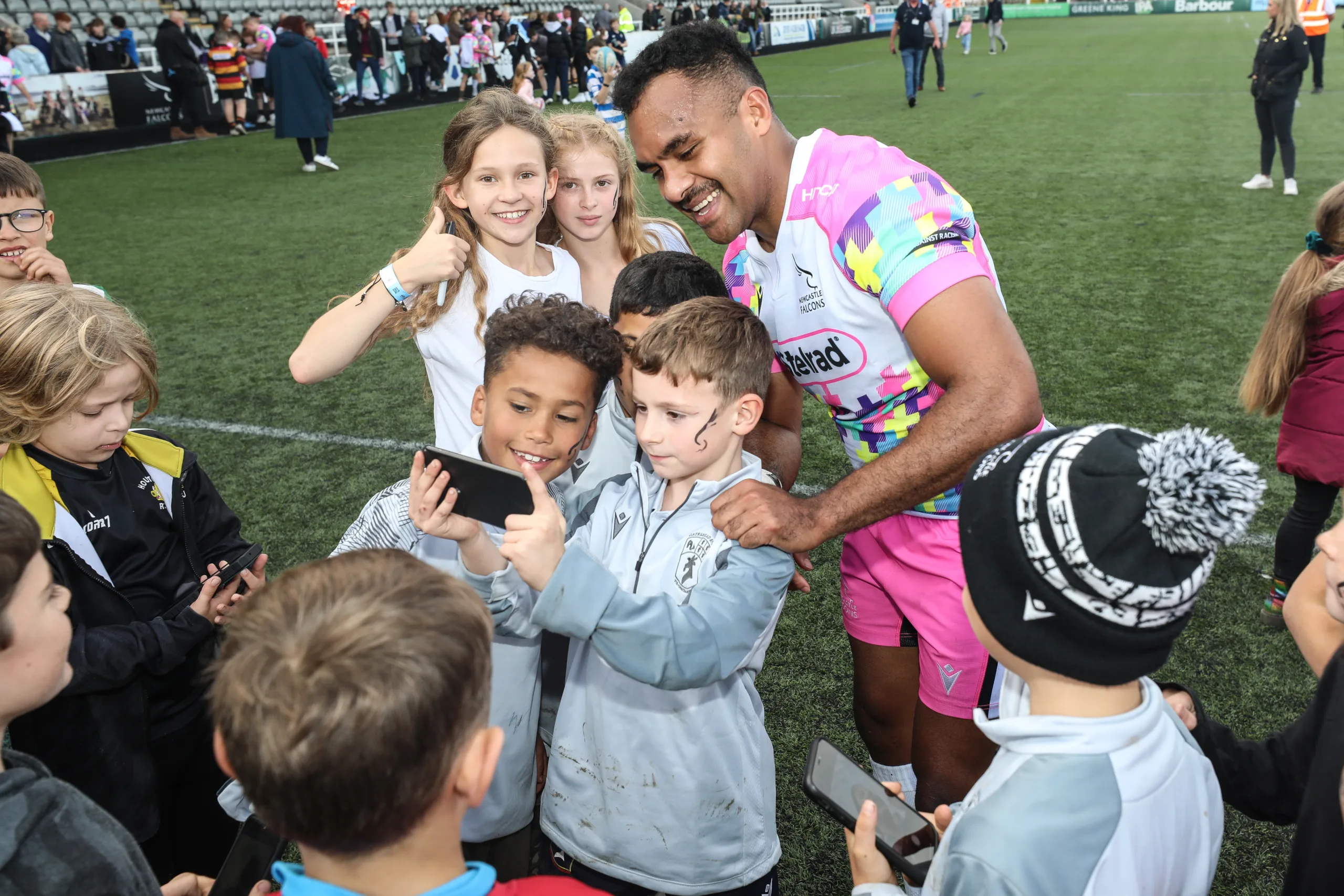 Newcastle Falcons in the community