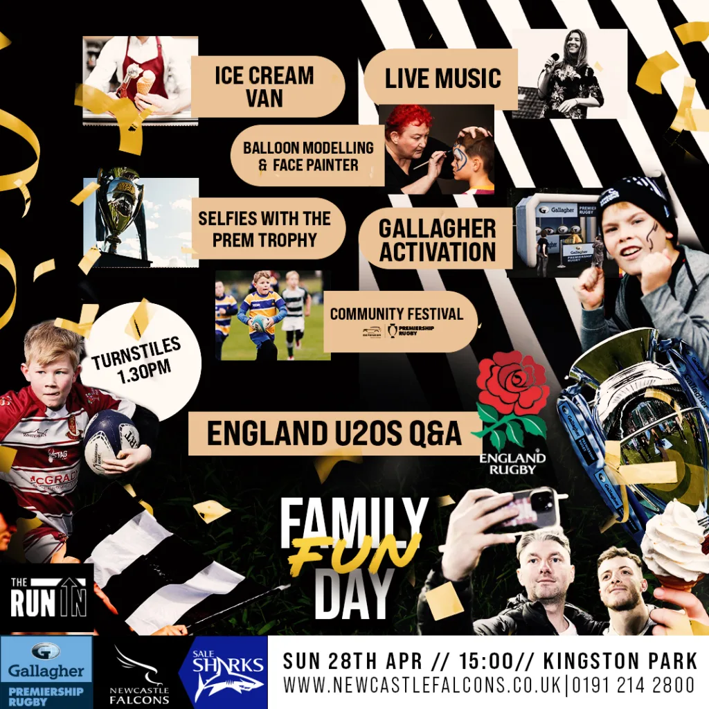 What’s On Newcastle Falcons v Sale Sharks Newcastle Falcons